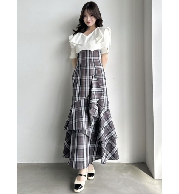 dazzlin「ラッフルマーメイドコンビワンピース」|ワンピース|