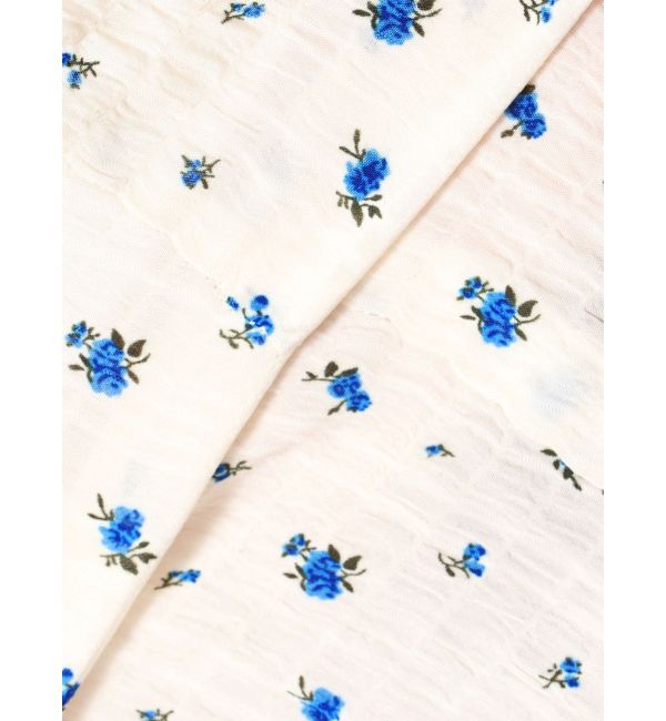 dazzlin「シュリンクフラワーフリルシャツ」|シャツ・ブラウス|