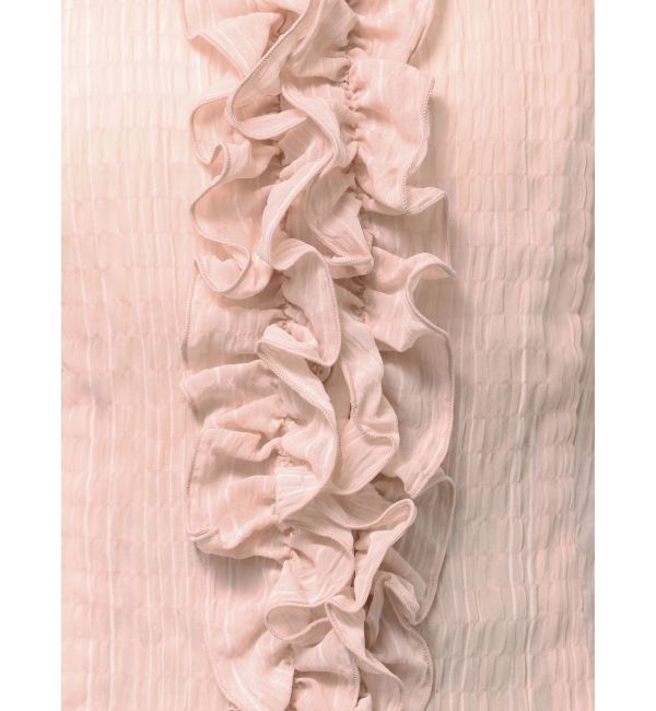 dazzlin「シュリンクフラワーフリルシャツ」|シャツ・ブラウス|