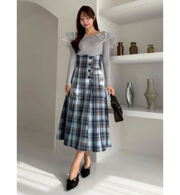 dazzlin「アームリボンリブプルオーバー」|ニット・セーター|