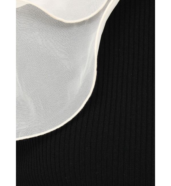 dazzlin「アームリボンリブプルオーバー」|ニット・セーター|