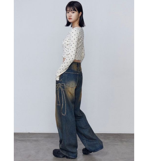 EMODA「クロスクロップフィットトップ」|Tシャツ・カットソー|