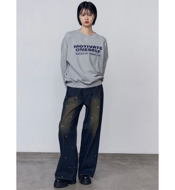 EMODA「【WEB限定】スパイラルロゴスウェット」|スウェット・ジャージ|