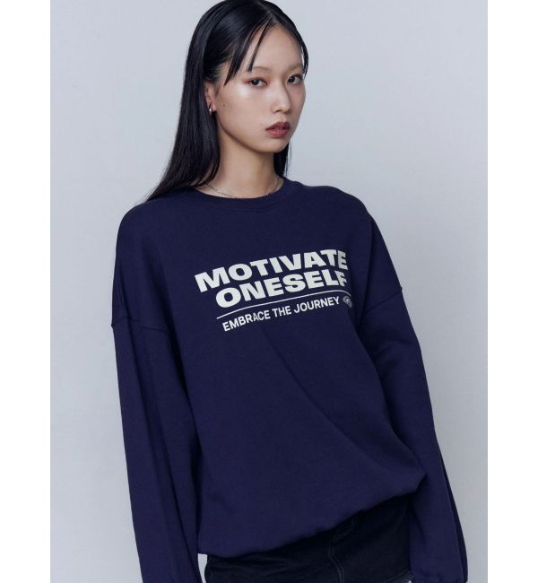 EMODA「【WEB限定】スパイラルロゴスウェット」|スウェット・ジャージ|ネイビー