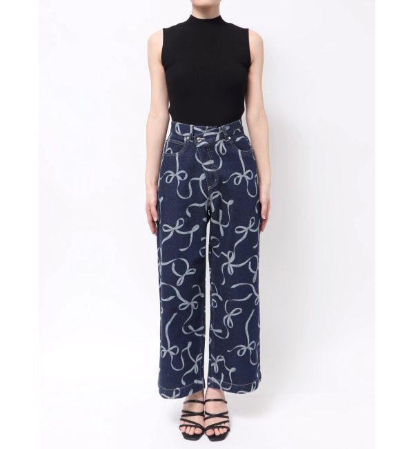 MERCURYDUO「リボンプリントデニムパンツ」|その他|