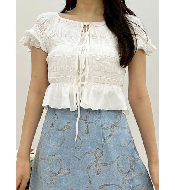 MERCURYDUO「ポコポコラメリブニット」|ニット・セーター|オフホワイト