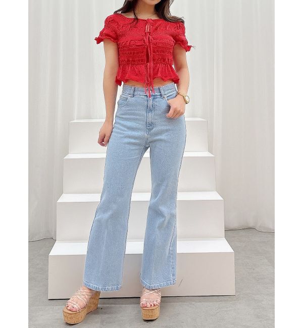 MERCURYDUO「ポコポコラメリブニット」|ニット・セーター|