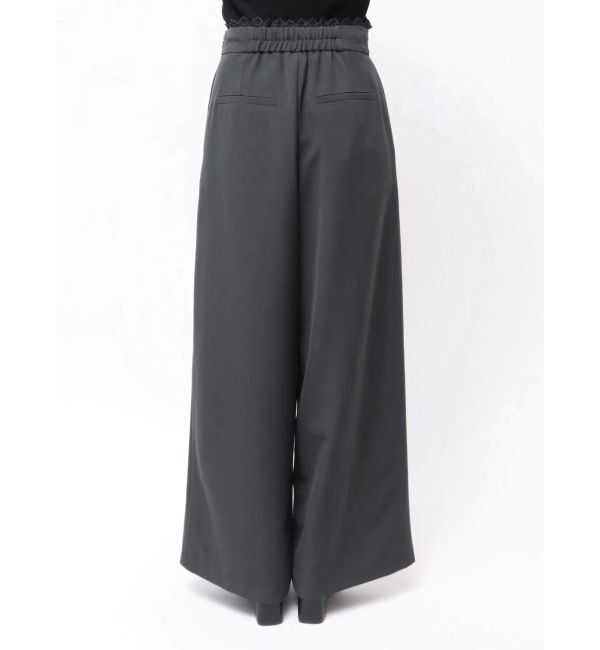 MERCURYDUO「レースレイヤードタックパンツ」|その他|