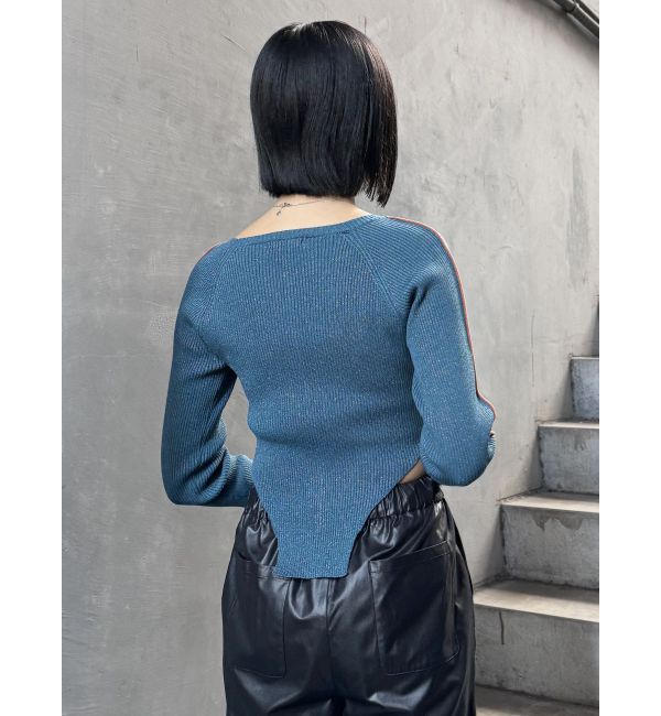 MURUA「レオタードラインラメニット」|ニット・セーター|