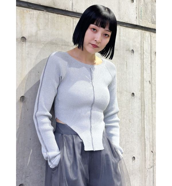 MURUA「レオタードラインラメニット」|ニット・セーター|