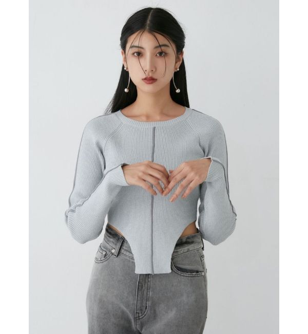 MURUA「レオタードラインラメニット」|ニット・セーター|