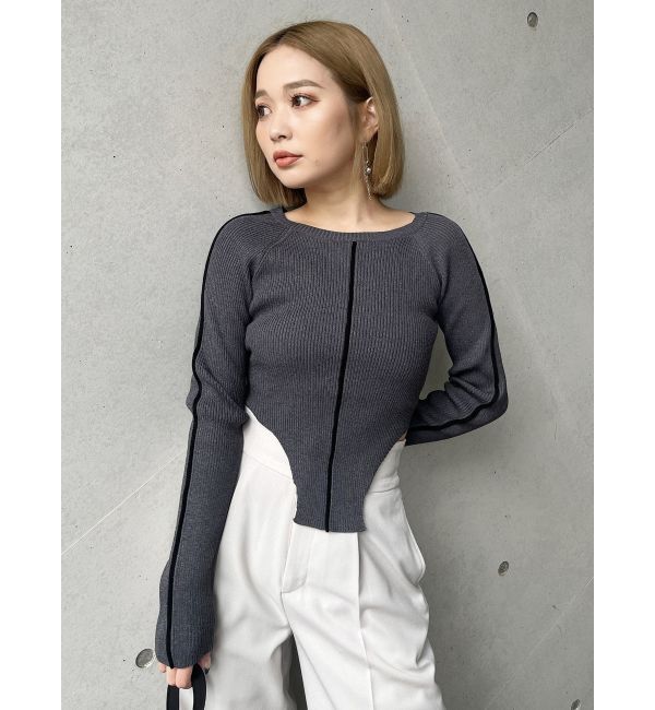 MURUA「レオタードラインラメニット」|ニット・セーター|