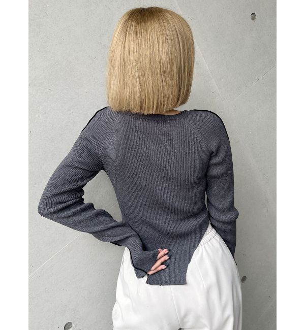 MURUA「レオタードラインラメニット」|ニット・セーター|