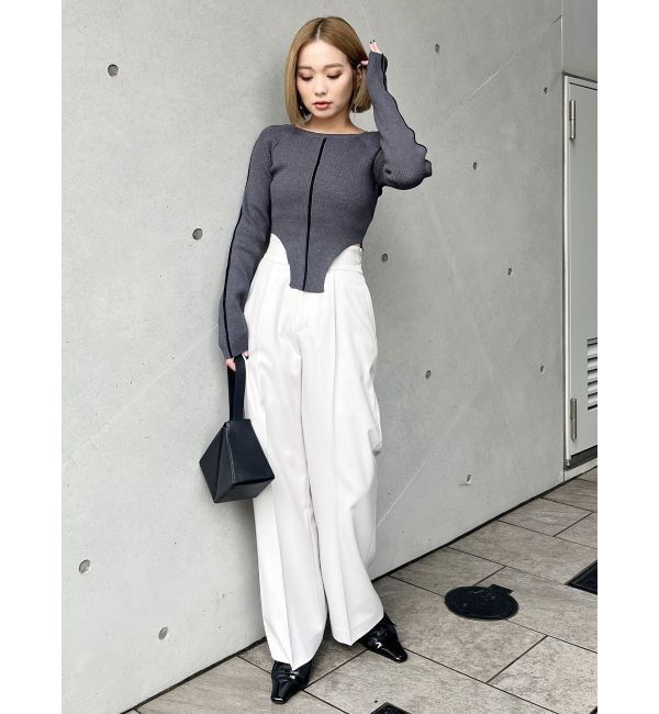 MURUA「レオタードラインラメニット」|ニット・セーター|