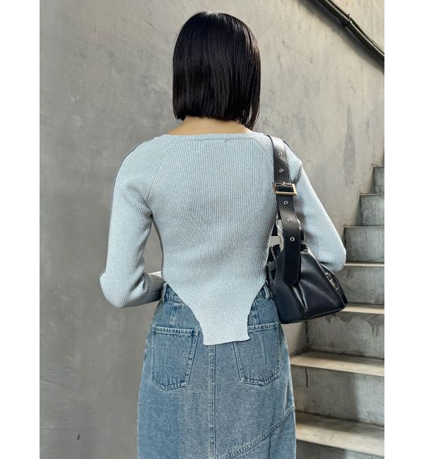 MURUA「レオタードラインラメニット」|ニット・セーター|