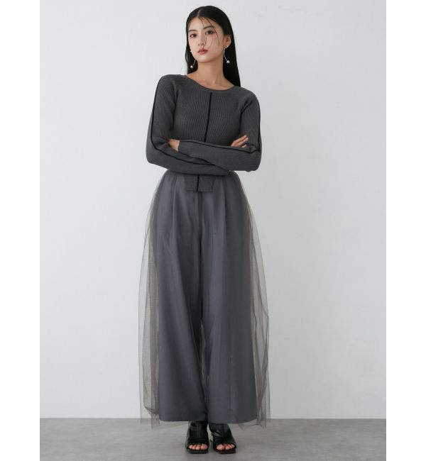 MURUA「レオタードラインラメニット」|ニット・セーター|