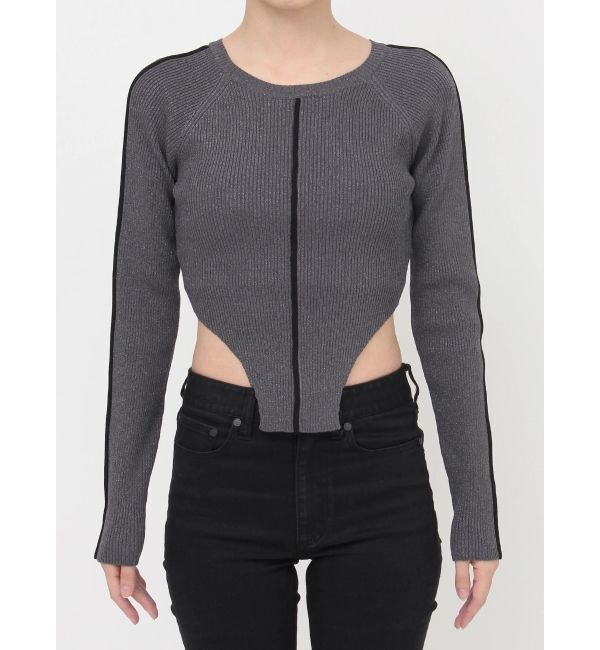 MURUA「レオタードラインラメニット」|ニット・セーター|