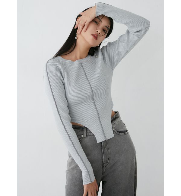 MURUA「レオタードラインラメニット」|ニット・セーター|