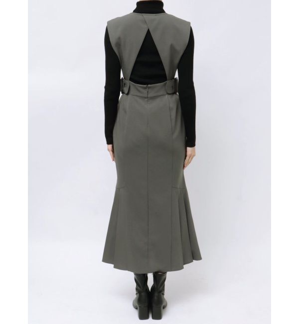 MURUA「サイドタックジャンパースカート」|ワンピース|