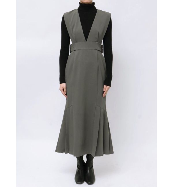 MURUA「サイドタックジャンパースカート」|ワンピース|