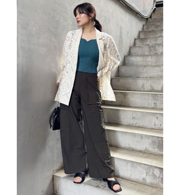 MURUA「レースシアージャケット【セットアップ着用可】【WEB限定】」|テーラードジャケット|