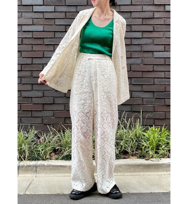 MURUA「レースシアージャケット【セットアップ着用可】【WEB限定】」|テーラードジャケット|