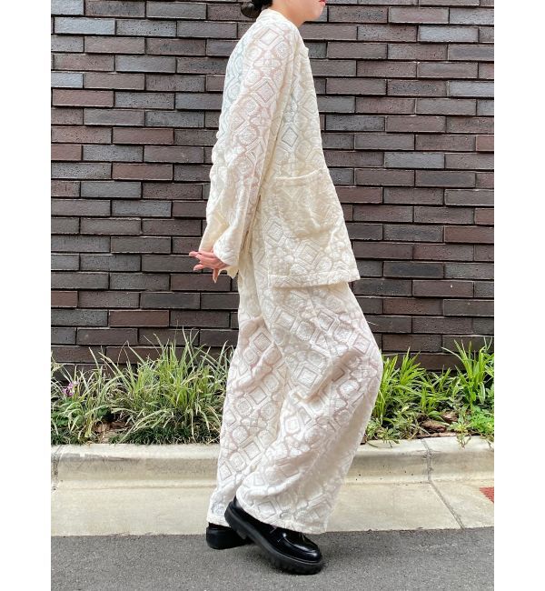 MURUA「レースシアージャケット【セットアップ着用可】【WEB限定】」|テーラードジャケット|