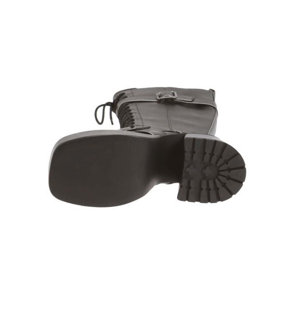 MURUA「レースアップベルトロングブーツ」|ロングブーツ|