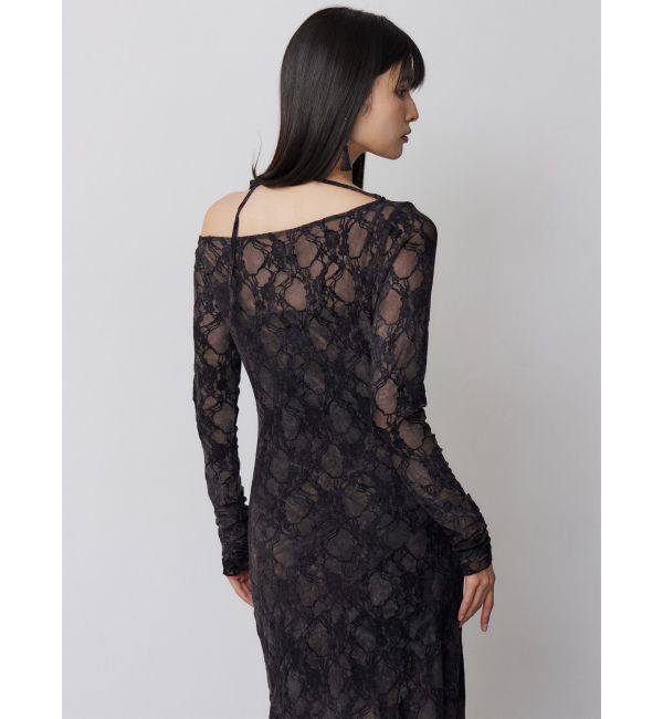 MURUA「フロッキーフラワーシアーワンピース」|ワンピース|