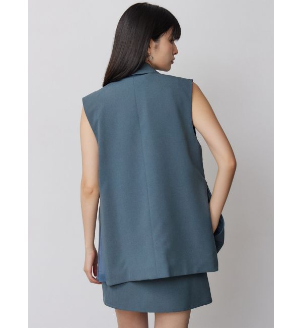 MURUA「【セットアップ対応】サイドオープントテーラードジレ」|ベスト・ジレ|