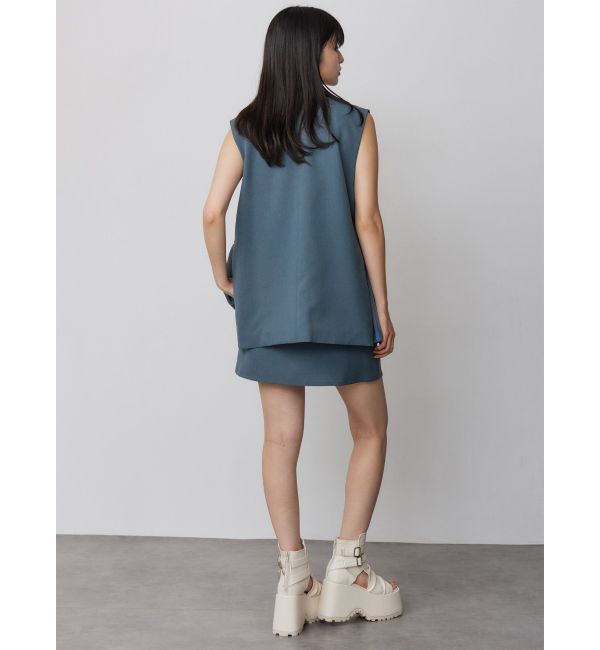 MURUA「【セットアップ対応】サイドオープントテーラードジレ」|ベスト・ジレ|