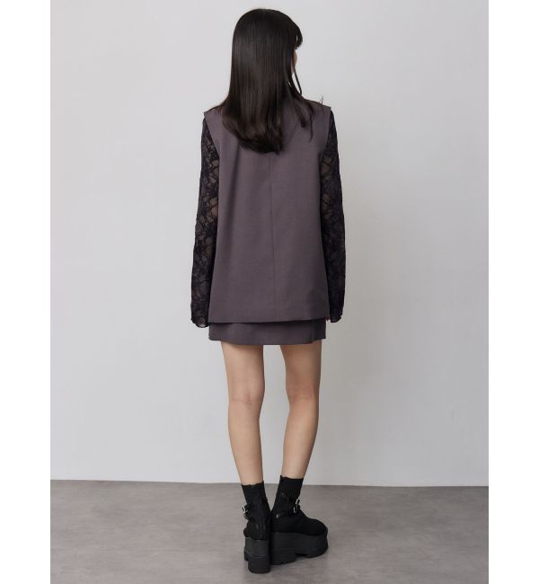 MURUA「【セットアップ対応】サイドオープントテーラードジレ」|ベスト・ジレ|