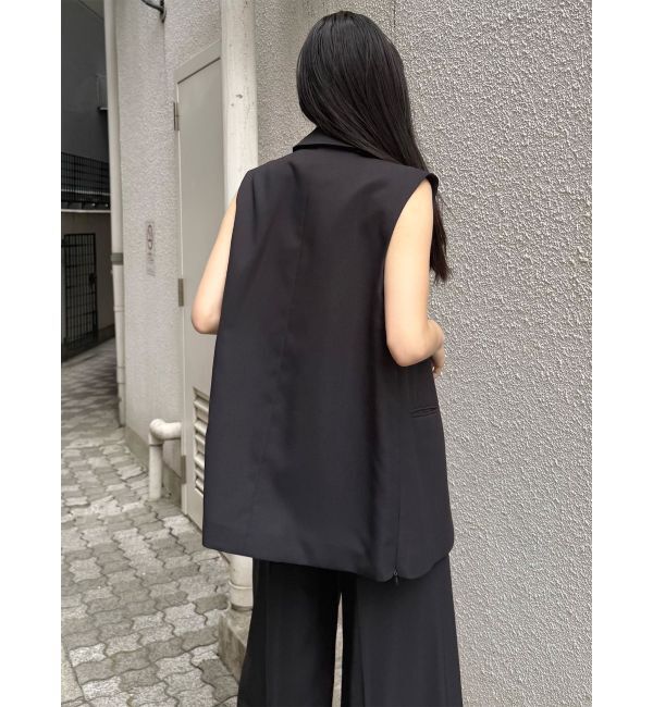 MURUA「【セットアップ対応】サイドオープントテーラードジレ」|ベスト・ジレ|