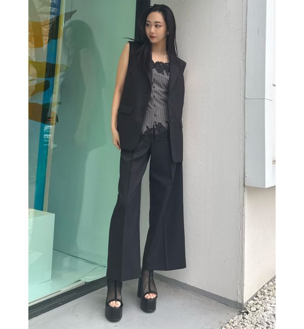 MURUA「【セットアップ対応】サイドオープントテーラードジレ」|ベスト・ジレ|