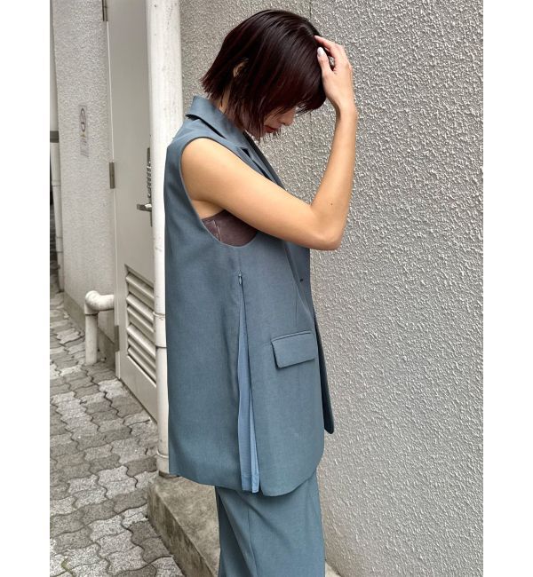 MURUA「【セットアップ対応】サイドオープントテーラードジレ」|ベスト・ジレ|