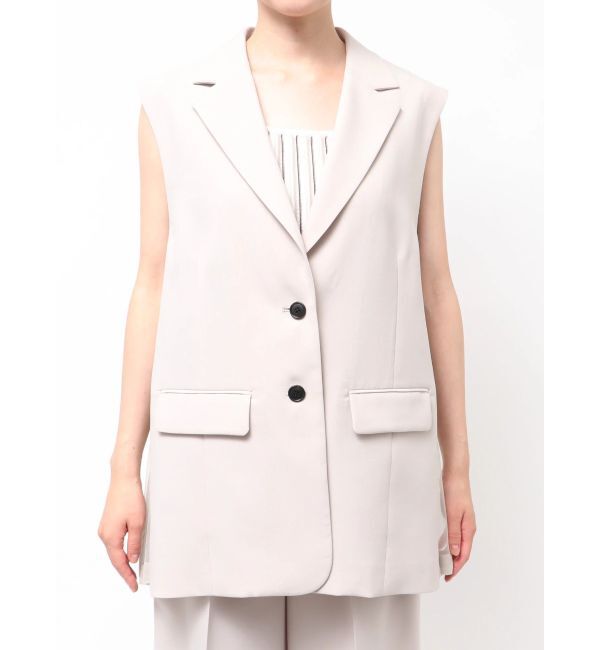 MURUA「【セットアップ対応】サイドオープントテーラードジレ」|ベスト・ジレ|