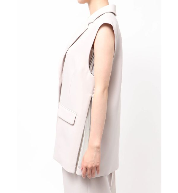 MURUA「【セットアップ対応】サイドオープントテーラードジレ」|ベスト・ジレ|