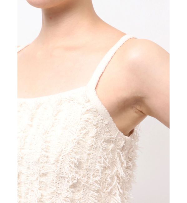 MURUA「ミックスフリンジニットキャミソール」|ニット・セーター|