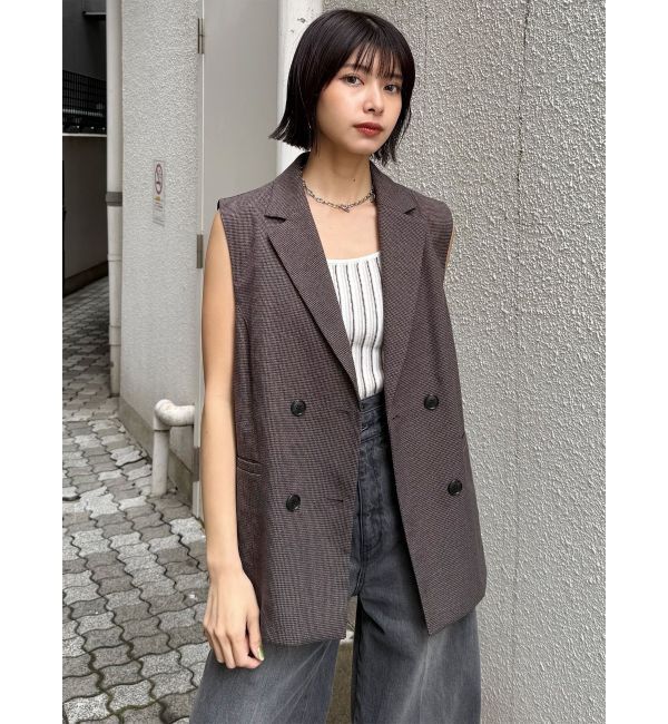 MURUA「【セットアップ対応】メッシュダブルジレ」|ベスト・ジレ|