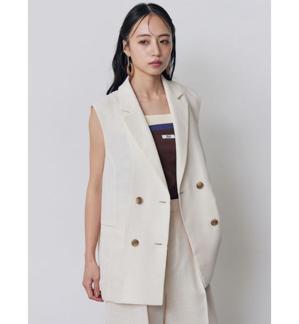 MURUA「【セットアップ対応】メッシュダブルジレ」|ベスト・ジレ|