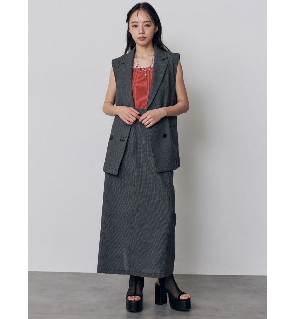 MURUA「【セットアップ対応】メッシュダブルジレ」|ベスト・ジレ|