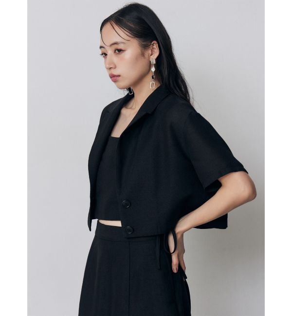 MURUA「【セットアップ対応】メッシュショートシャツジャケット」|テーラードジャケット|