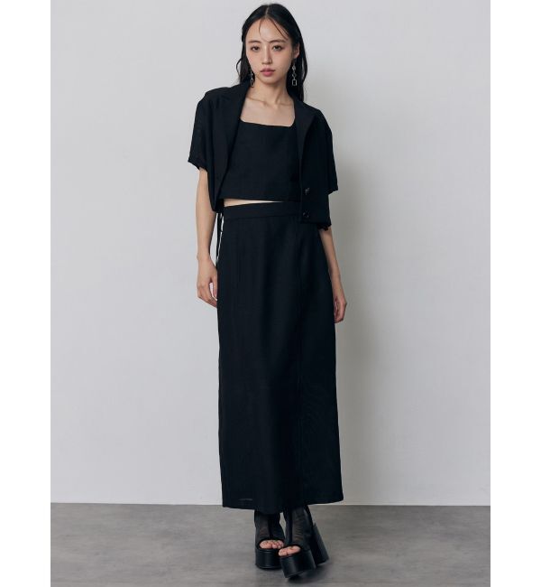 MURUA「【セットアップ対応】メッシュショートシャツジャケット」|テーラードジャケット|