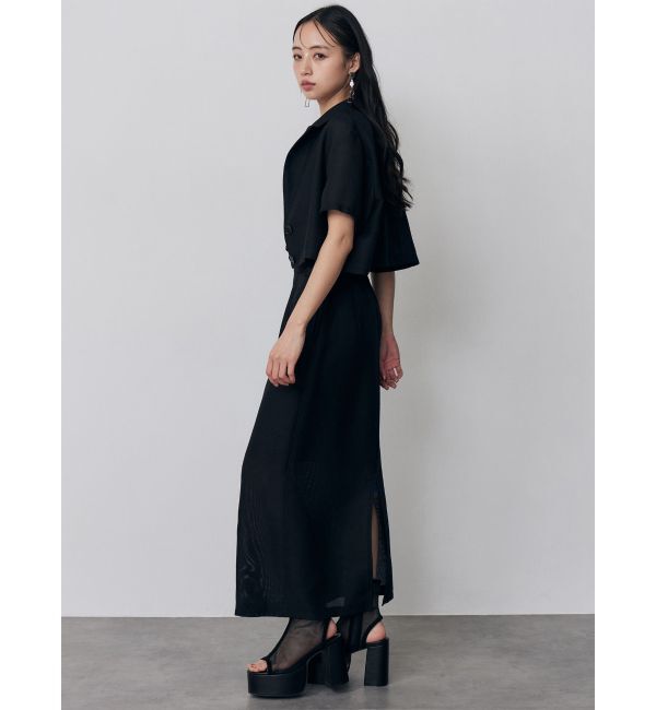 MURUA「【セットアップ対応】メッシュショートシャツジャケット」|テーラードジャケット|