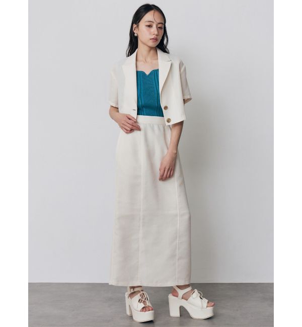 MURUA「【セットアップ対応】メッシュショートシャツジャケット」|テーラードジャケット|