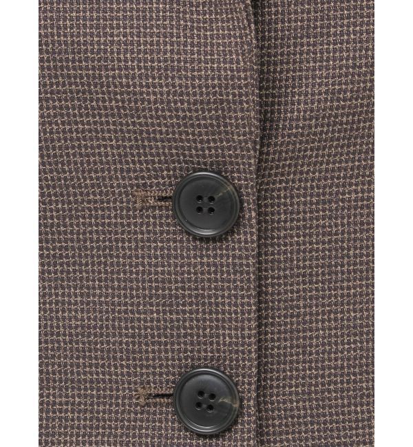 MURUA「【セットアップ対応】メッシュショートシャツジャケット」|テーラードジャケット|