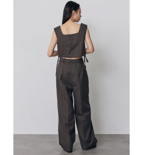 MURUA「【セットアップ対応】スクエアネックメッシュタンク」|シャツ・ブラウス|