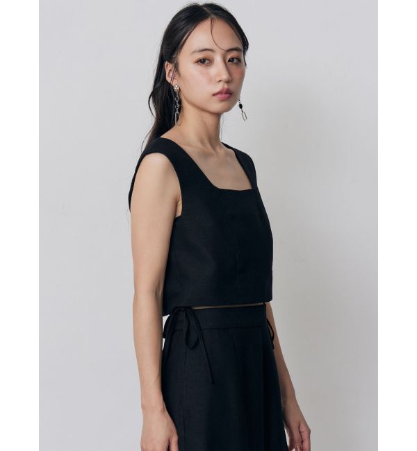 MURUA「【セットアップ対応】スクエアネックメッシュタンク」|シャツ・ブラウス|