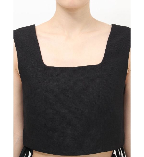 MURUA「【セットアップ対応】スクエアネックメッシュタンク」|シャツ・ブラウス|