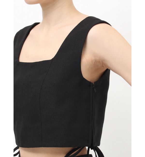 MURUA「【セットアップ対応】スクエアネックメッシュタンク」|シャツ・ブラウス|